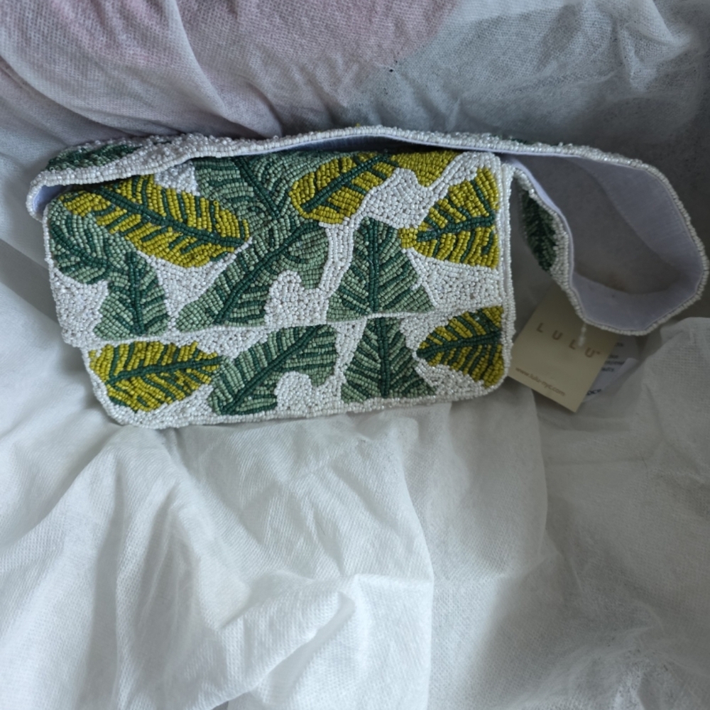 lululemon athletica Beaded Crossbody Bag - Green and Yellow